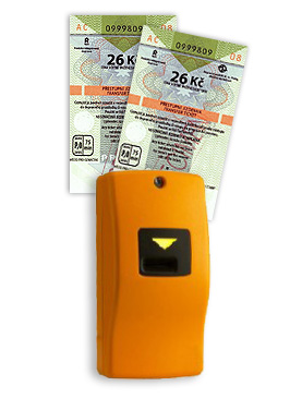 Tickets and marking machine