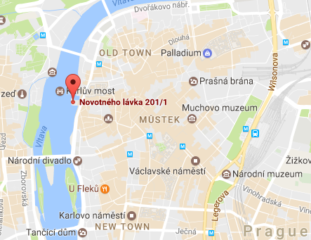 Map Prague
